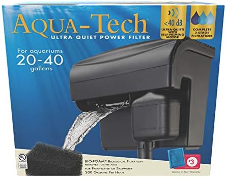 Aqua-Tech Ultra Csendes Erő Szűrő, Akváriumok 20-40 Liter