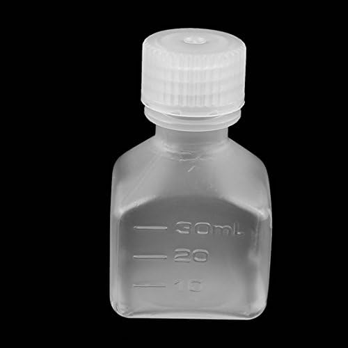 Aexit 5db 30ml Üveg & Üvegek PP Tér Széles Szája Pecsét Reagens Üveg Kémiai Reagens Üveg Minta Üveg