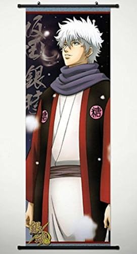 Rajzfilm világ lakberendezés Anime Fal Lapozzunk Poszter Gintama Gintoki Sakata 17.7X49.2 cm - 229
