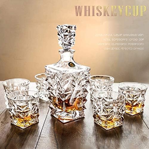 Whiskys üveget 7-Darab Whiskys Üveget Meghatározott, Kristály Whiskys Üveget, Bourbon Palack, Üveg Szett,