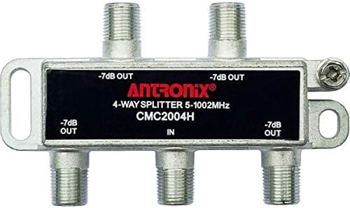 Antronix CMC2004H 4-Way- (3) Pack - Vízszintes Splitter (4) -7db Portok 5-1002 MHz-es Nagy Teljesítményű