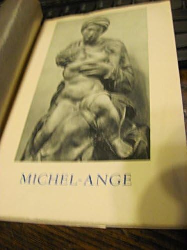 MICHEL-ANGE szobrok, 1954, nyomtatott Franciaországban, Fernand Hazen,Bibliotheque Aldine des Arts ...