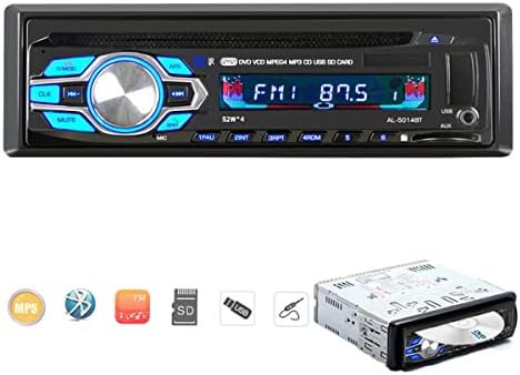 1Din 12V Autós DVD-CD Lejátszó Jármű MP3 autórádió Handfree Hívás Autoradio Bluetooth Aux-in FM USB-Távirányító