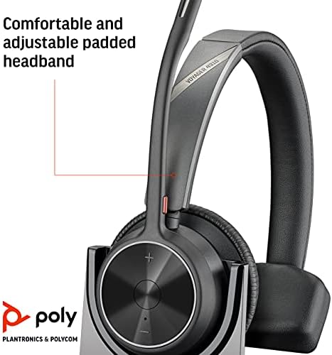 Poli - Voyager 4310 készüléknek BEÉPÍTETT Vezeték nélküli Fejhallgató + Díj Állni (Plantronics) - Egyetlen-Ear