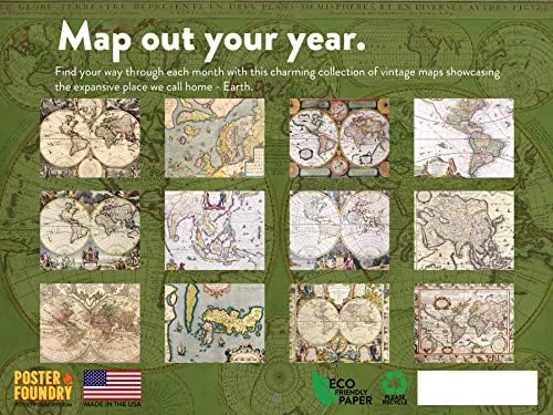 Évjárat Térkép Naptári 2023 Havi Falra Naptári Atlas Világ Térkép Világ Történelem Térképészeti Dekor