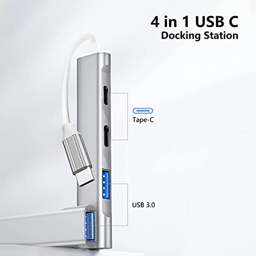 Fourmor USB-C/c-Típusú Hub,USB C Hub 4 Port C Típusú Adapter Laptop USB 3.0, USB 2.0 Több USB-C-USB Elosztó-USB