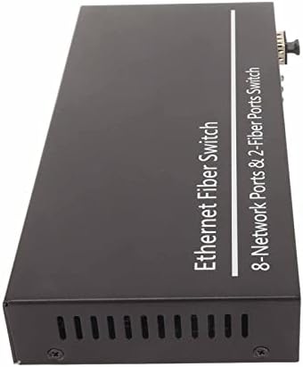 Optikai Ethernet Média Konverter, 1 Optikai Port 8 Elektromos Port Fém Gigabit Ethernet Optikai Kapcsoló