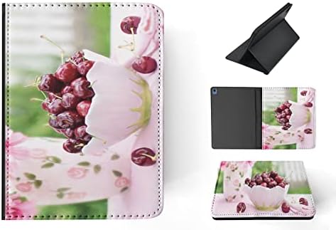 Cseresznye Bogyók Egészséges Gyümölcs 2 FLIP Tabletta ESETBEN Fedezi az Apple IPAD AIR (2020) (4. GEN)