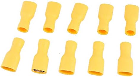 Új Lon0167 10 Db Sárga Műanyag Teljesen Szigetelt Női Ásó Hullám Csatlakozók FDFD 5-250(10 Stück gelber