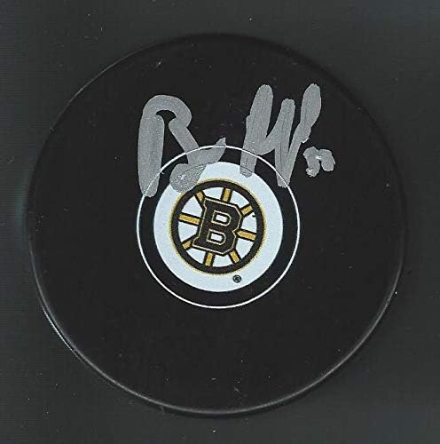 Bill Ranford Aláírt Boston Bruins Puck - Dedikált NHL Korong