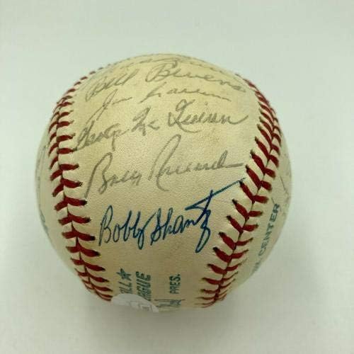 1920-1950-es New York Yankees Legendák & Csillagok, Bob Shawkey Aláírt Baseball SZÖVETSÉG - Dedikált Baseball