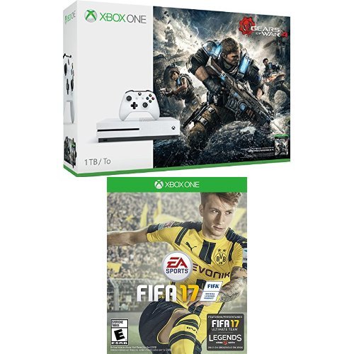 Xbox S Egy 1 tb-os Konzol - Gears of War 4 Bundle + FIFA 17 Játék