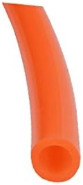 X-mosás ragályos 4mmx6mm hőálló Szilikon Gumi Cső, Tömlő Cső Fény-Narancs 5Meter Hossza(Tubo de manguera