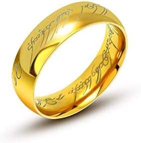 TUTOUD Egy Rozsdamentes Acél Gyűrűk Mérete 6-13 Az Urak a Hobbit Ujját A Gyűrűk Ékszerek Party Esküvői
