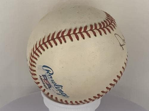 Robin Yount HOF Milwaukee Brewers Aláírt MLB Baseball PSA/DNS-AUTO LOA - Dedikált Baseball