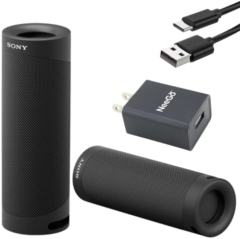 Sony Super-Hordozható, Erős, Tartós, Vízálló, Vezeték nélküli Bluetooth Hangszóró Extra BASS – Fekete