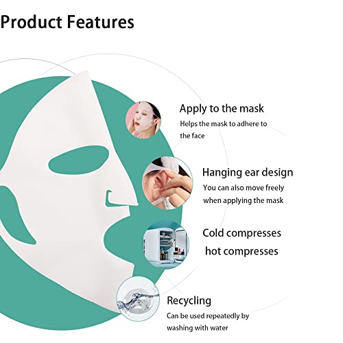 Új, frissített 4 db újrahasználható arcápolás készlet, 2 szembe törölközőt maszk hideg-meleg gőz törölközőt