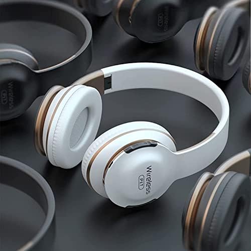 Bluetooth 5.0 Mélynyomó Fejét Szerelt Összecsukható Fejhallgató - Beépített Mikrofon, Vezeték nélküli