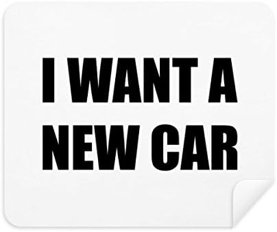 Szeretnék Egy Új Autó tisztítókendővel Képernyő Tisztító 2db Velúr Szövet
