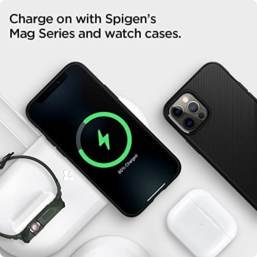 Spigen Mag Fér Duo Célja a MagSafe Töltő Állvány iPhone 14, iPhone 13, iPhone 12 Modellek/Apple Órát Állni