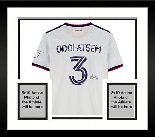 Keretes Chris Odoi-Atsen DC Egyesült Dedikált Match-Használt 3 Fehér meze a 2022 MLS-Szezon - es Méret