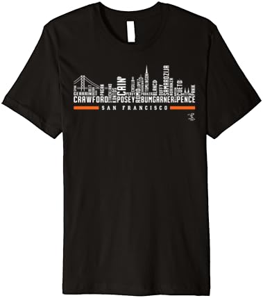Buster Posey Skyline-T-Shirt - Ruházati