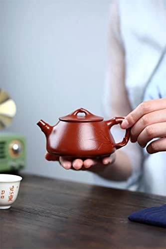 SDFGH Kínai teáskanna érc vermilion közös kő kanál pot inni kung fu tea szett lila agyagedényt 180ml