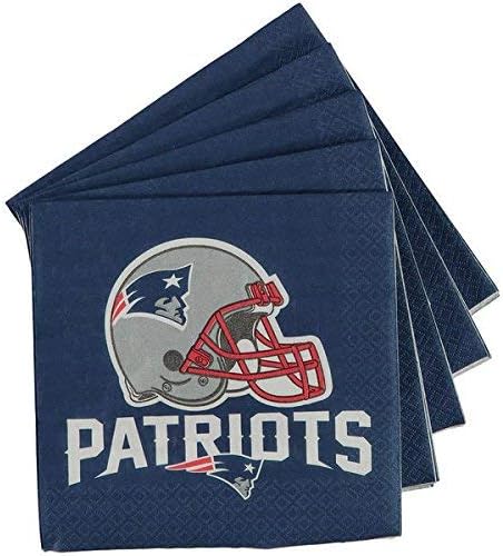 16-Gróf Papír Ebéd Szalvéták, A New England Patriots