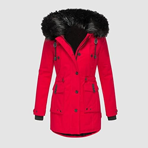 Téli ruházat Női Plus Size Napi Téli Kabát Hajtókáját Gallér, Hosszú Ujjú Kabát Vintage Sűrűsödik Kabát,