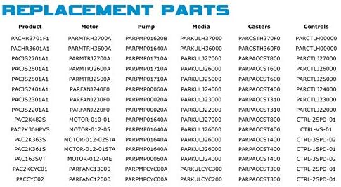 Portacool PARCVRH36000 védőburkolat PACHR3601A1 Hurrikán 360 Hordozható Párolgási Hűvösebb, Műanyag, Fekete