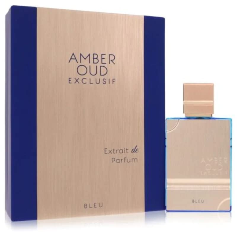 Al-Haramain Orientica Amber Oud Execlusif Extrait De Parfum Bleu Eau De toilette Spray-Férfiaknak 2.0