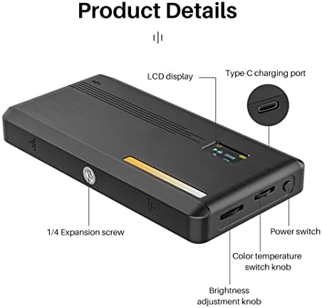 ZLXDP RGB Színes LED Videó Fény 2500K-9000K 800LUX Mágneses Mini Fényt Kiterjesztése 3 Hideg Cipő 2000mAh