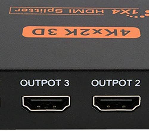 aqxreight Video-Splitter, Plug and Play 4K HD MINKET Dugó Fém Doboz Splitter Találkozók