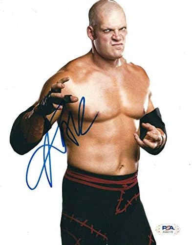 Kane Aláírt 8x10 Fotó *WWE PSA AG82178 - Dedikált Birkózás Fotók