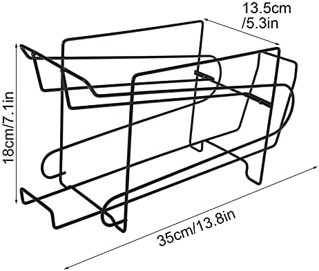 HOMOKUS 2 Csomag Üdítővel Szervező a Hűtő, 2-Rétegű dobozos Üdítő Adagoló Hűtő, 10 Doboz Üdítő Is Adagoló
