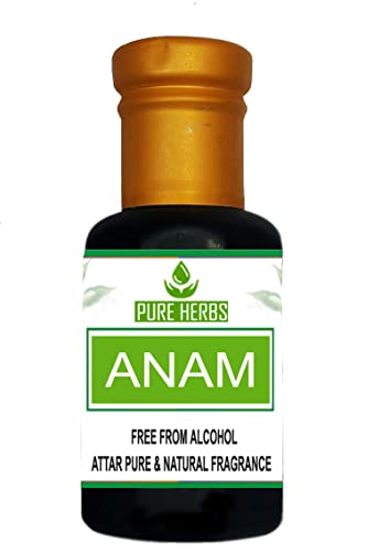 Tiszta Gyógynövények, ANAM ATTAR Mentes Alkohol Unisex,Megfelelő Alkalomra,a Felek & Naponta Használ 50ml