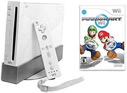Wii Konzol a Mario Kart Wii Csomag - Fehér (Felújított)