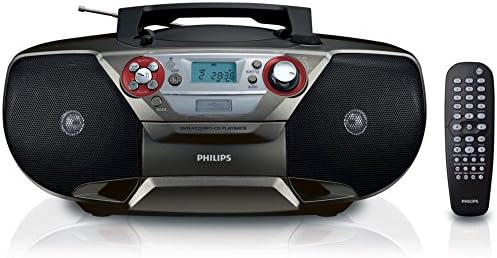 Philips AZ5741 DVD Soundmachine - Boombox a Régió Ingyenes DVD Lejátszó, CD, FM Rádió, MP3/WMA Zenei,